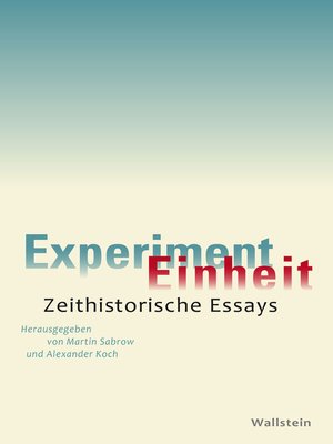 cover image of Experiment Einheit